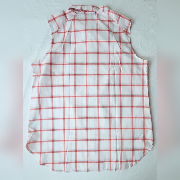 COLUMBIA Anytime Lite Sleeveless Shirt - Pink Windowpane - Size XL (NWT) - Picture 11 of 16